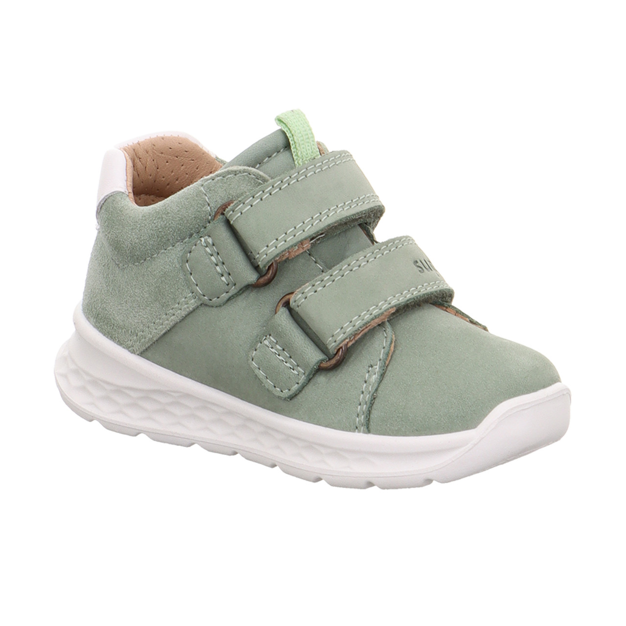BREEZE - Hellgrün Sneaker low mit Klettverschluss