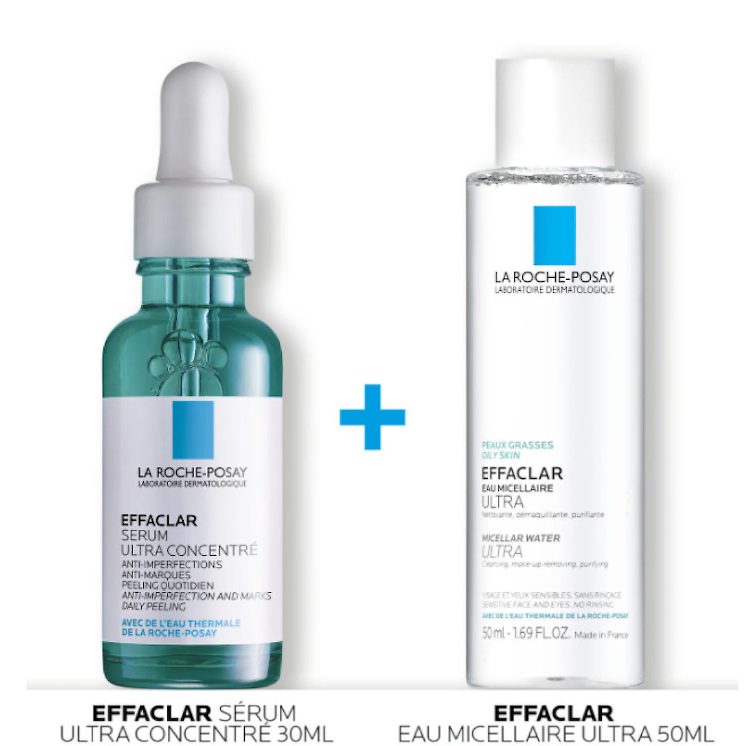 la roche-posay Effaclar Coffret Sérum Ultra Concentré 30 ml + Eau Micellaire 50 ml