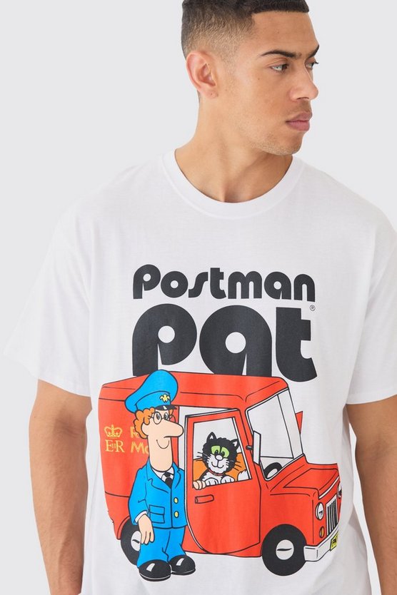 Oversize T-Shirt mit lizenziertem Man Pat Print