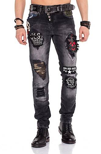 Cipo & Baxx Jeans mit Gürtel in tollem Design