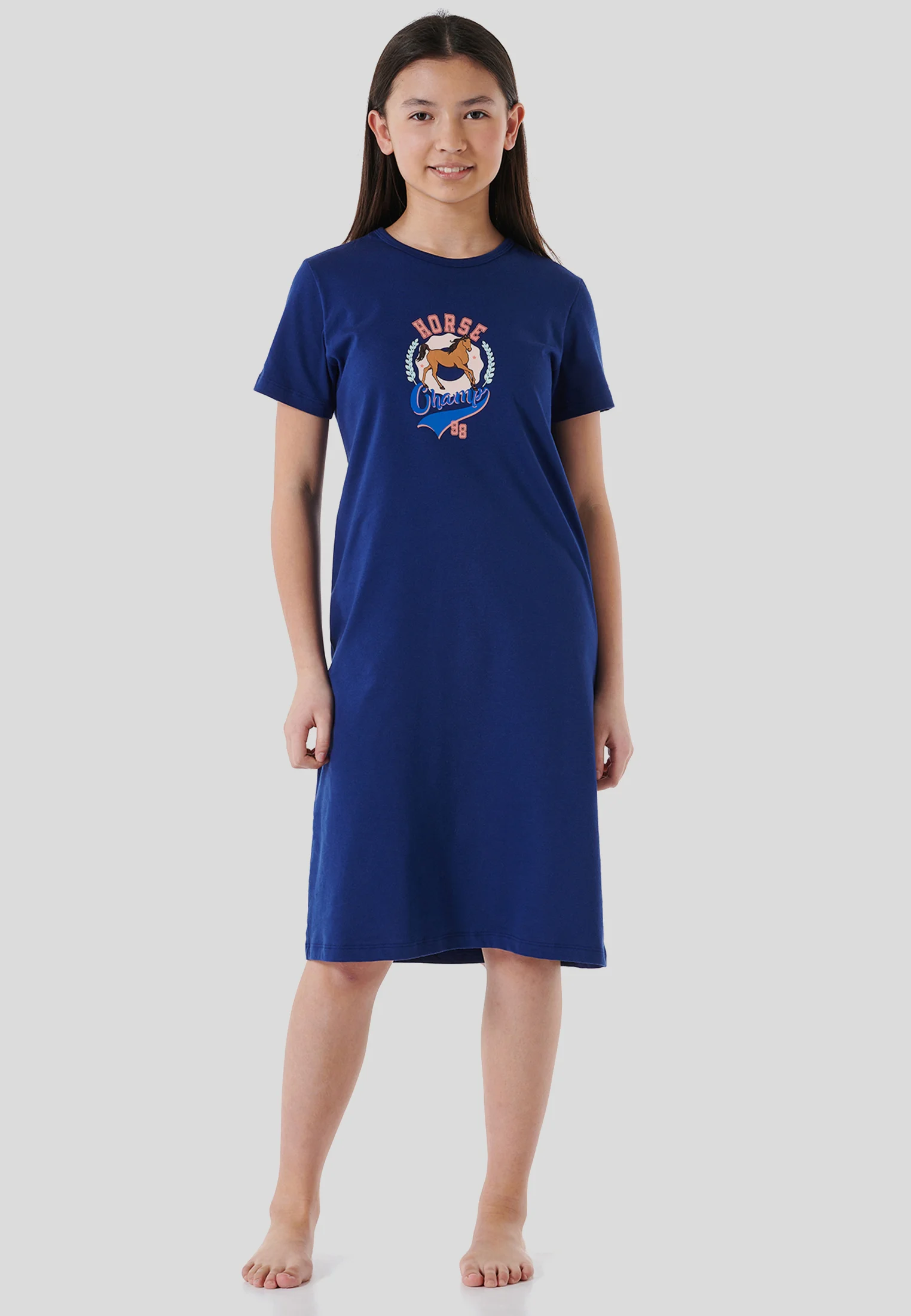 Schiesser KURZARMHORSE WORLD- Camisón