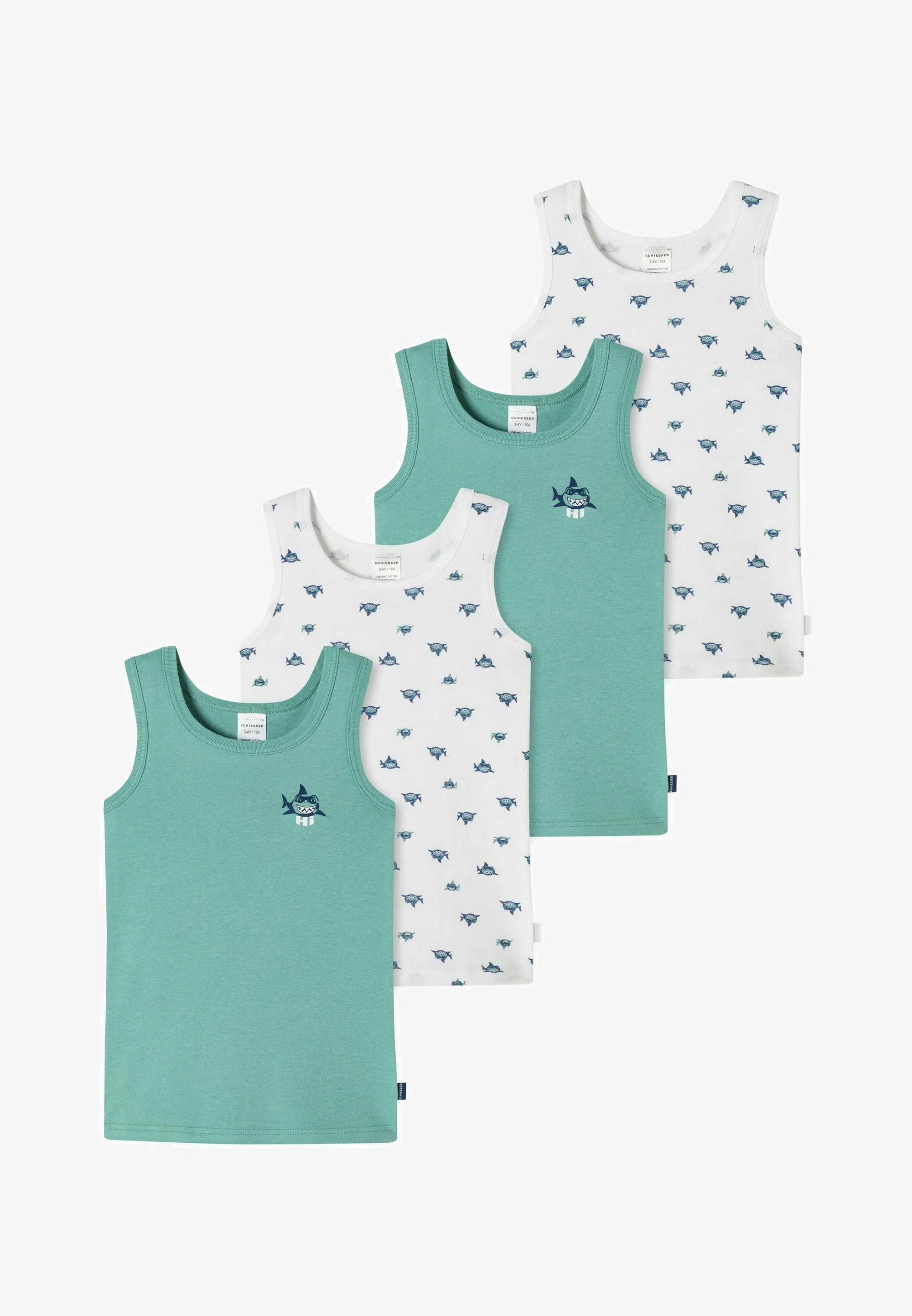 Schiesser 4ER PACK - Camiseta interior