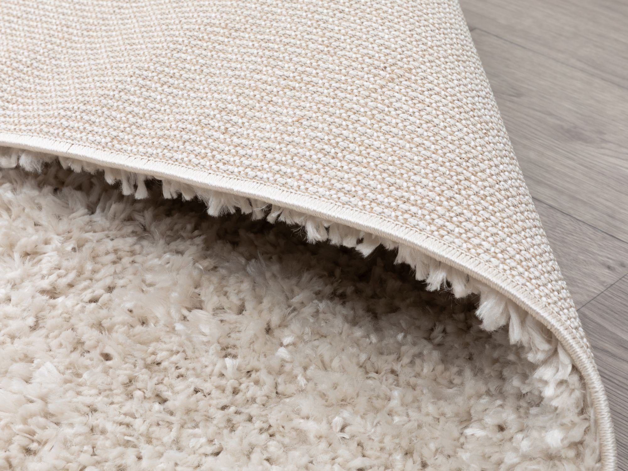 Hochflor-Teppich Vaasa, Steffensmeier, Rechteckig, Langflor, Schlafzimmer, Shaggy, Wohnzimmer