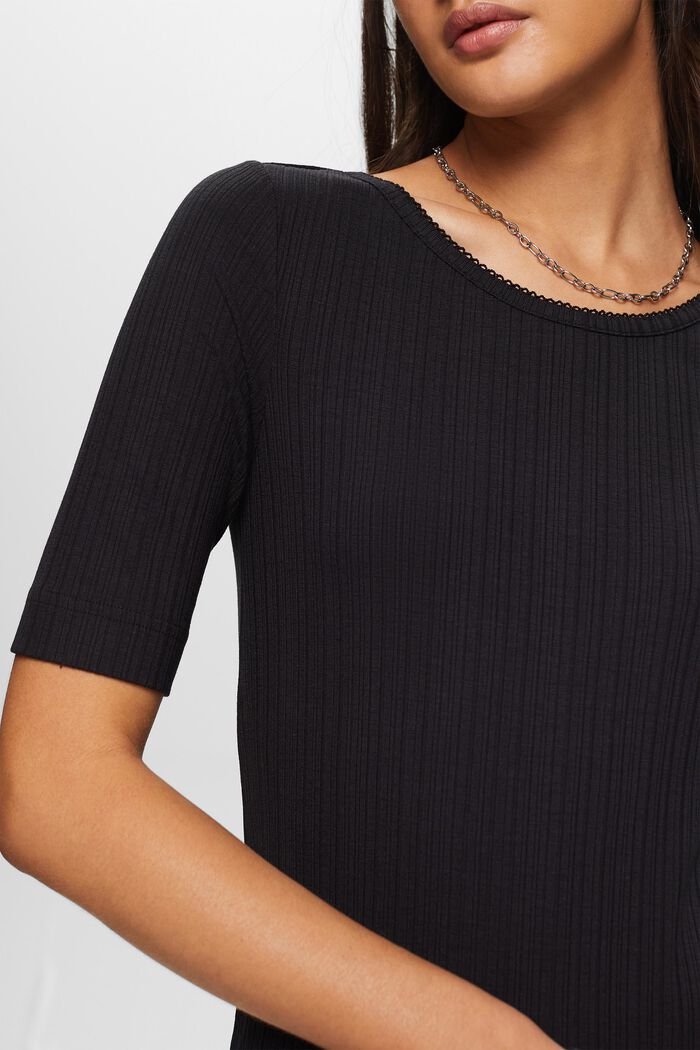 Midikleid aus Rippstrick