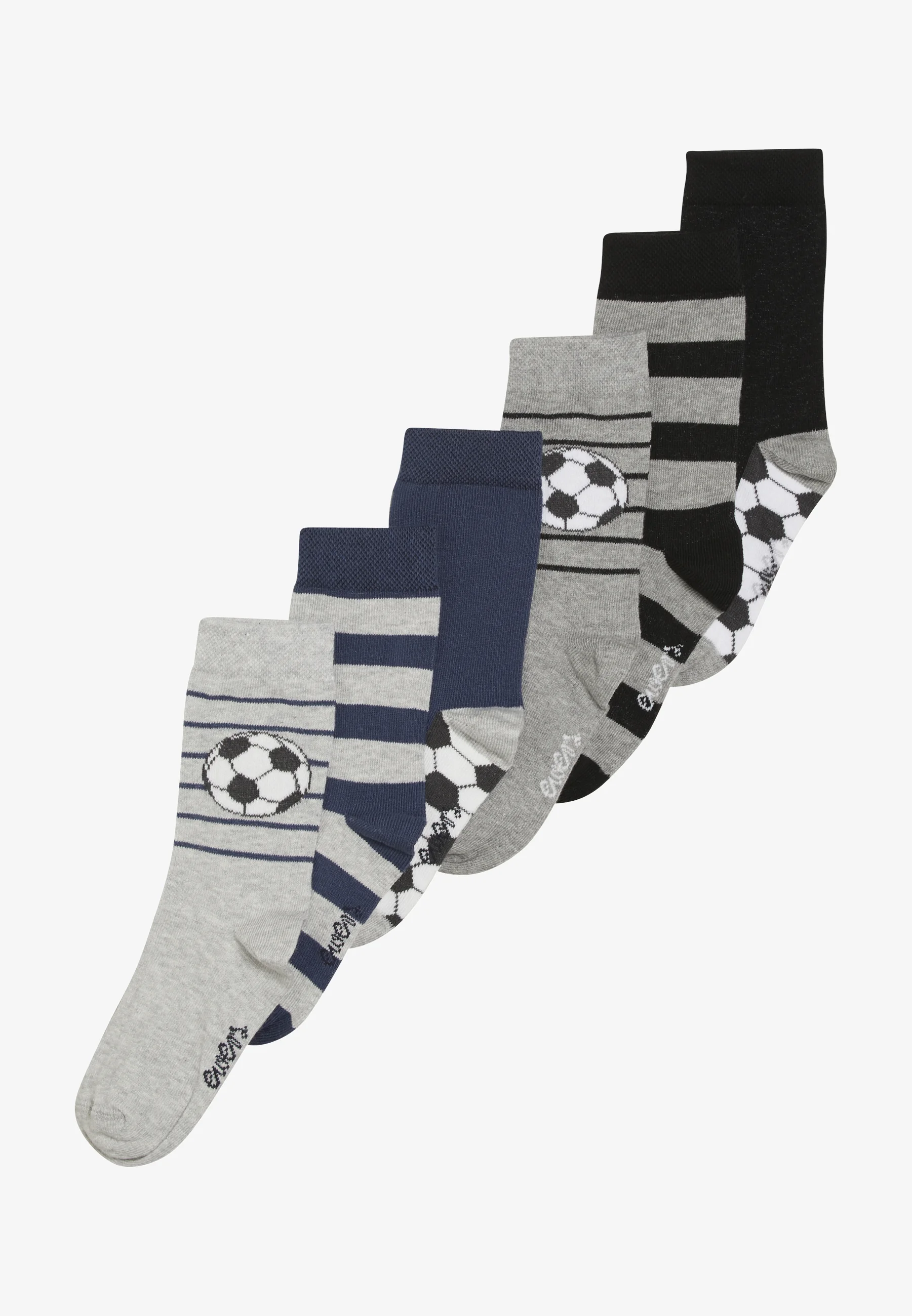 Ewers FUSSBALL RINGEL 6 PACK - Calcetines