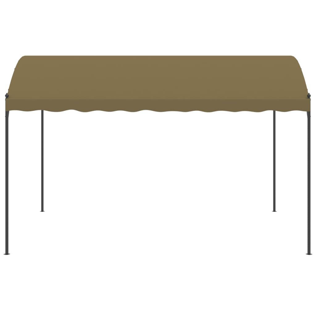 vidaXL Partyzelt Pavillon 4x3x2,6 m Taupe 180 g/m²