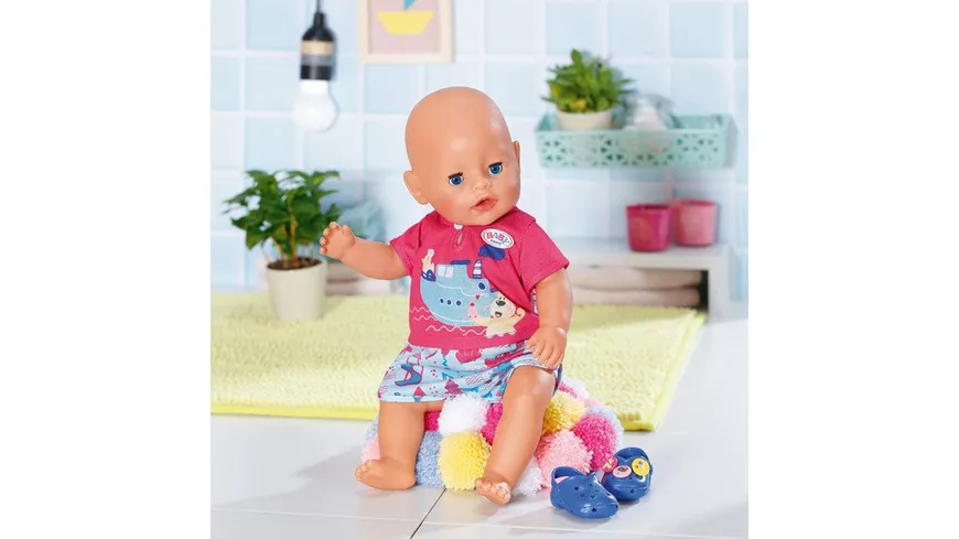 Zapf Creation - BABY born Bath Pyjama & Clogs 43cm