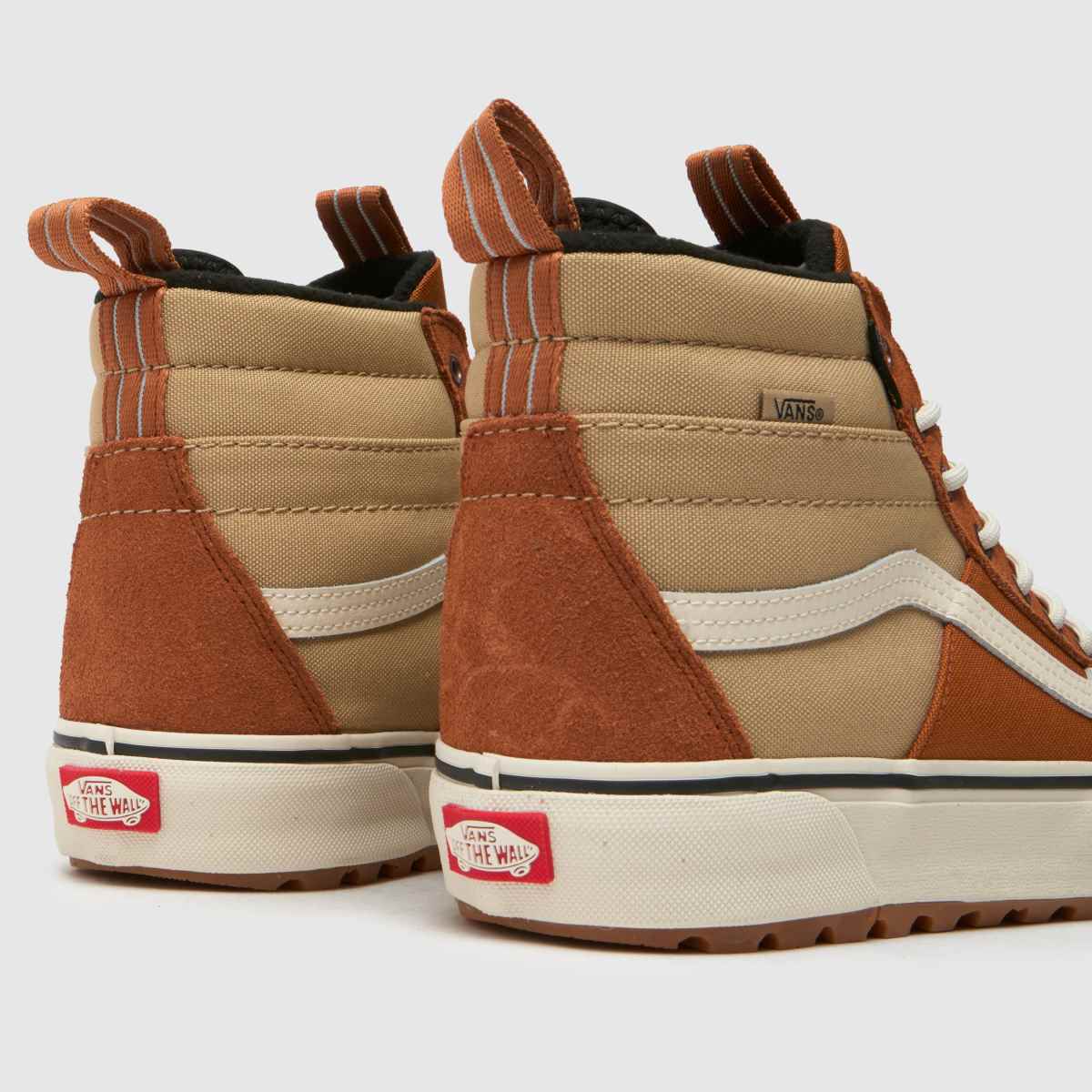 Vans – MTE SK8-Hi – Vattentäta sneakers i beige och brunt