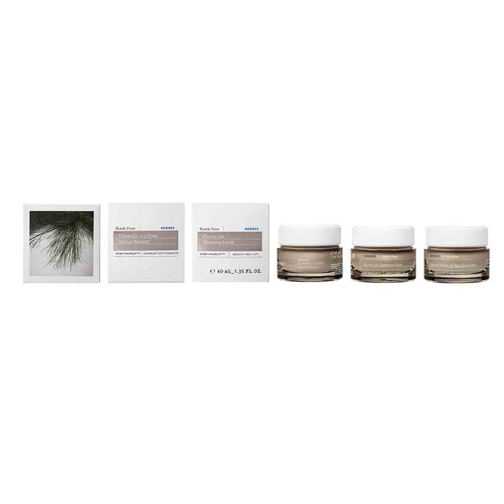 KORRES Nachtpflege Black Pine 4D Bio-ShapeLift™ Aufpolsternde Nachtcreme