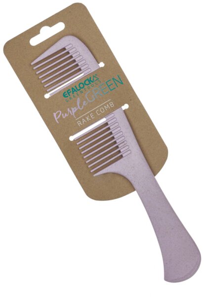 Efalock Greentools Rake Comb Purplegreen Griffkamm
