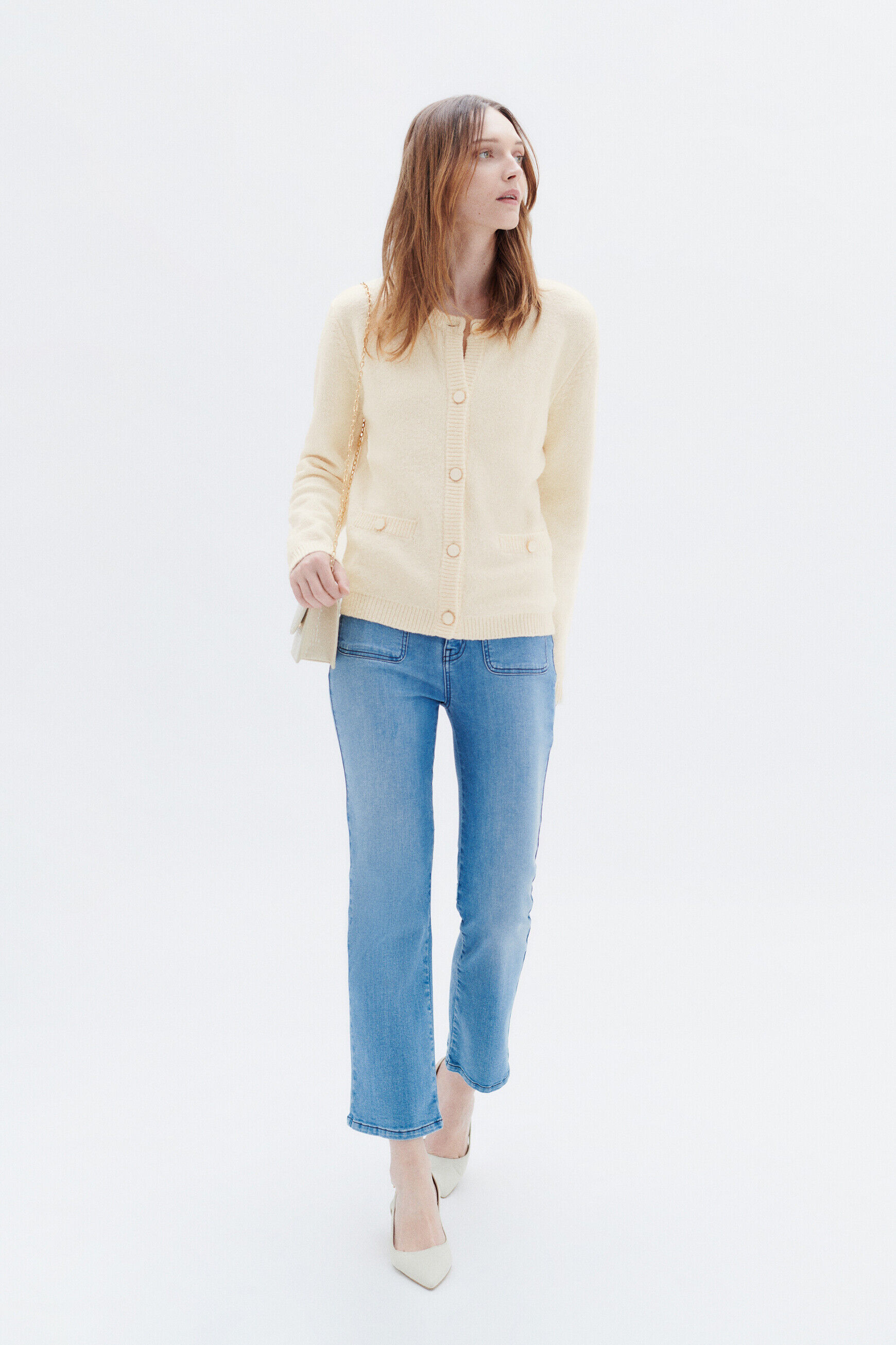Veste maeva ecru femme