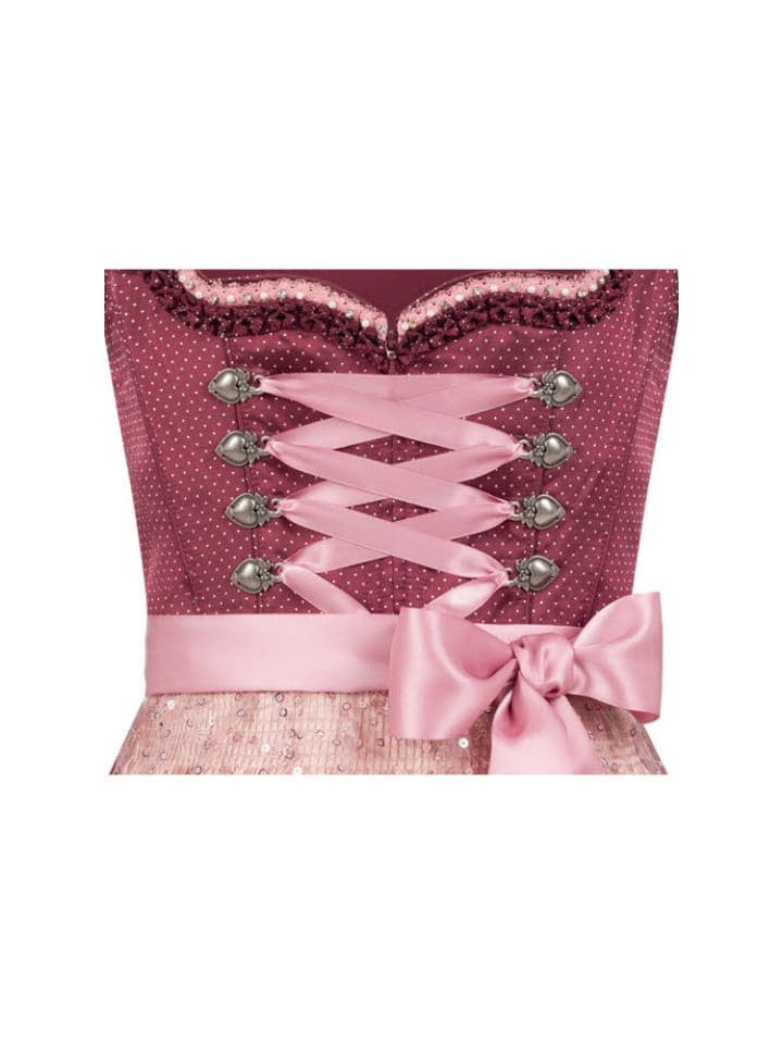 Nübler Dirndl midi Liana in Weinrot günstig kaufen