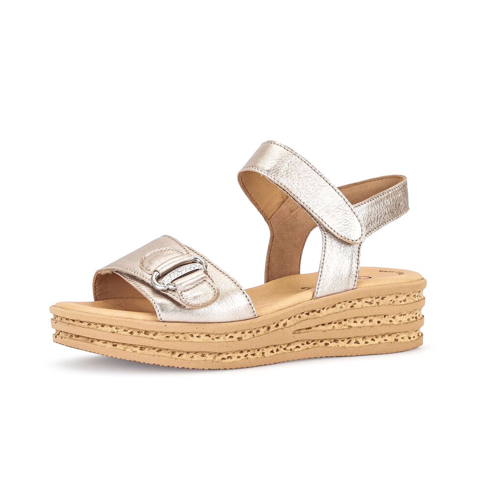 Gabor fashion Plateau Sandale gold
