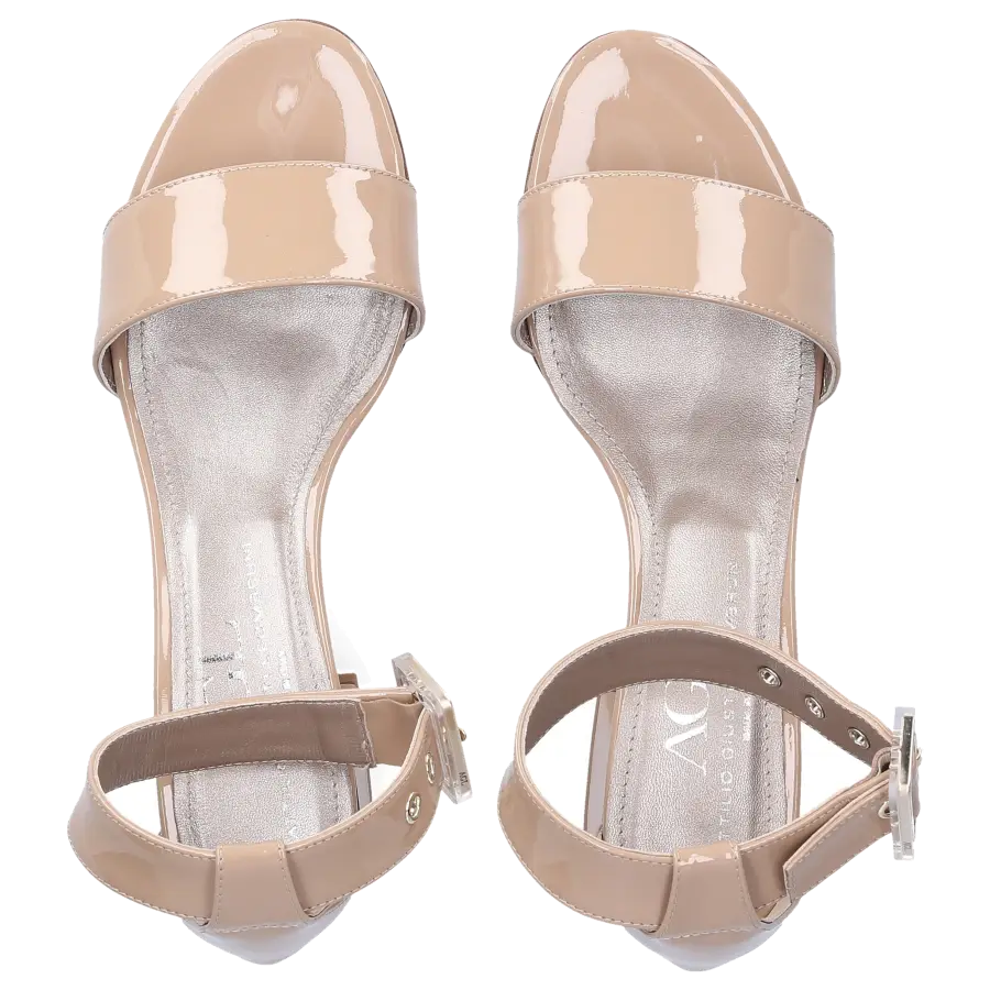 AGL Attilio Giusti Leombruni - Sandalen D651003 Lackleder - beige