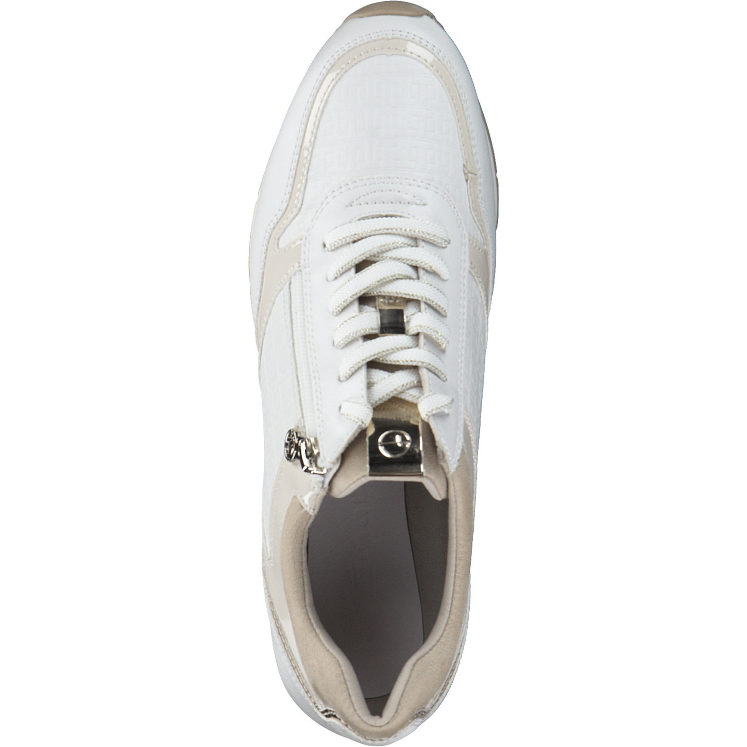 Tamaris 23603, Sneakers Low, Damen, OFFWHITE COMB