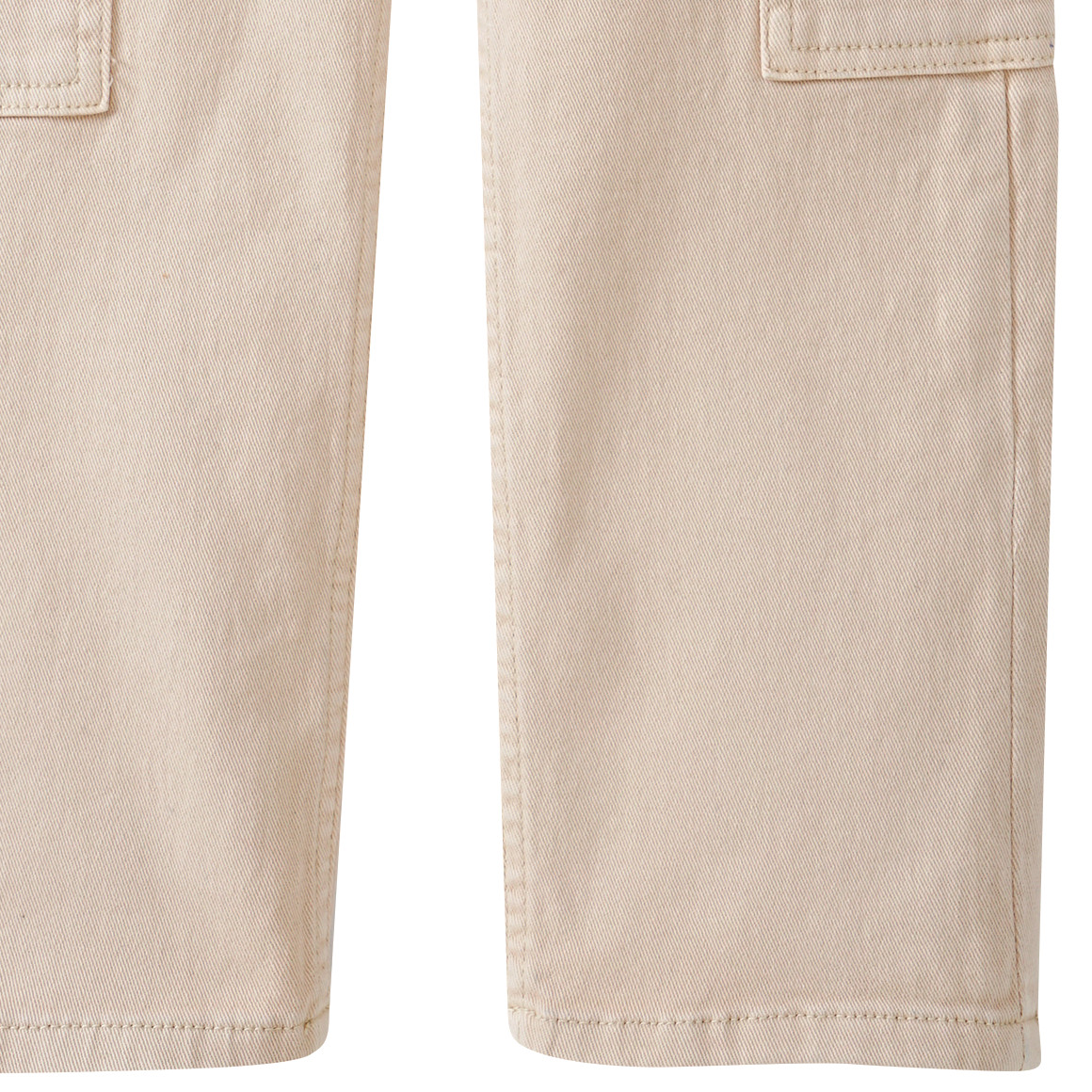 Mädchen Cargo-Jeans mit weitem Bein