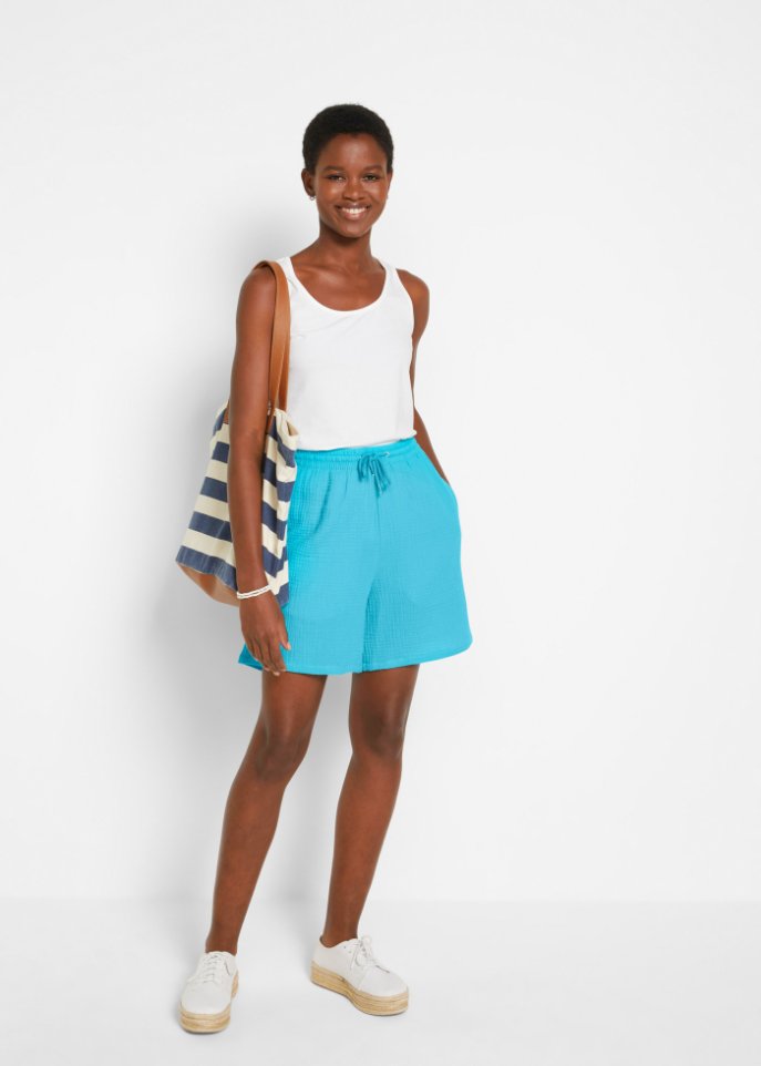 Musselin-Shorts