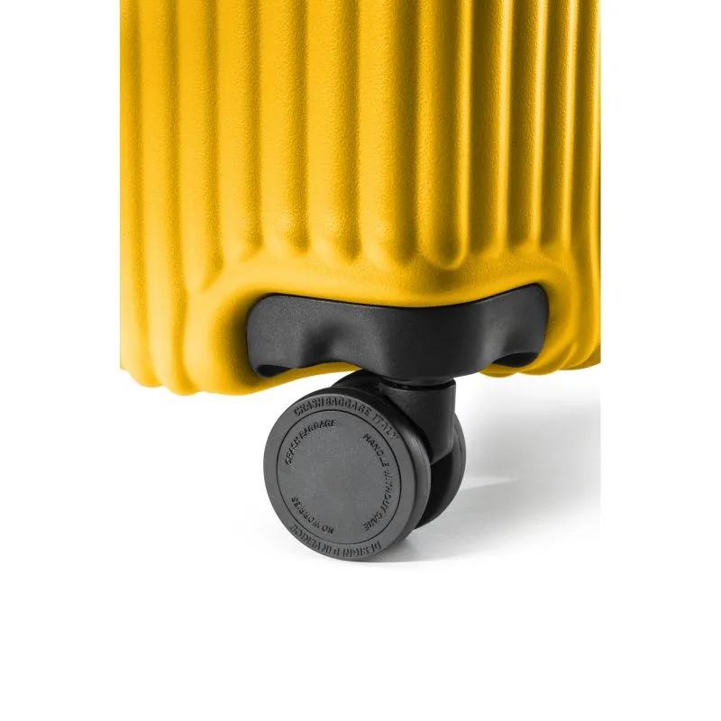 Crash Baggage Stripe Kofferset Gr. L\/M\/S - Yellow
