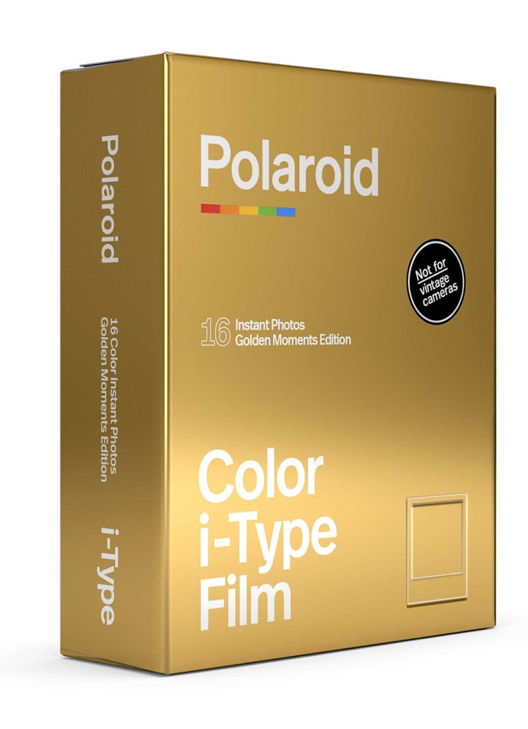 Pachet de 16 hârtii fotografice Polaroid I-Type, ediția Golden Moments