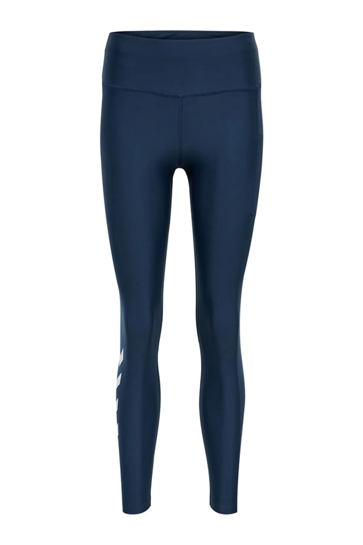 hummel  Sport-Leggings - Blau - Mittlerer Bund
