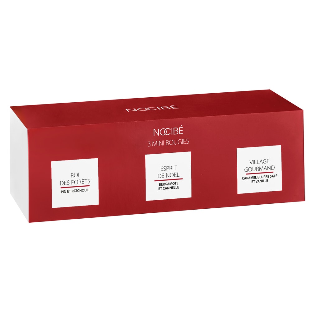 Nocibé 3 Mini Bougies 3 mini bougies édition Noël
