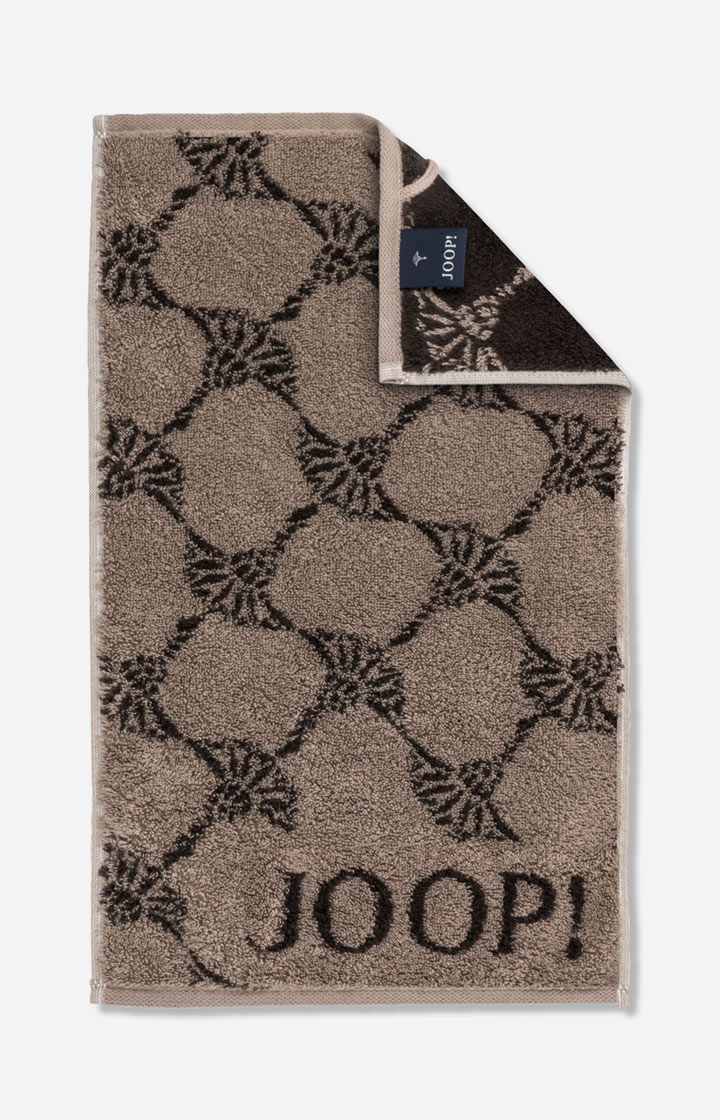 Gästetuch JOOP! CLASSIC CORNFLOWER in Mocca, 30 x 50 cm - im JOOP!