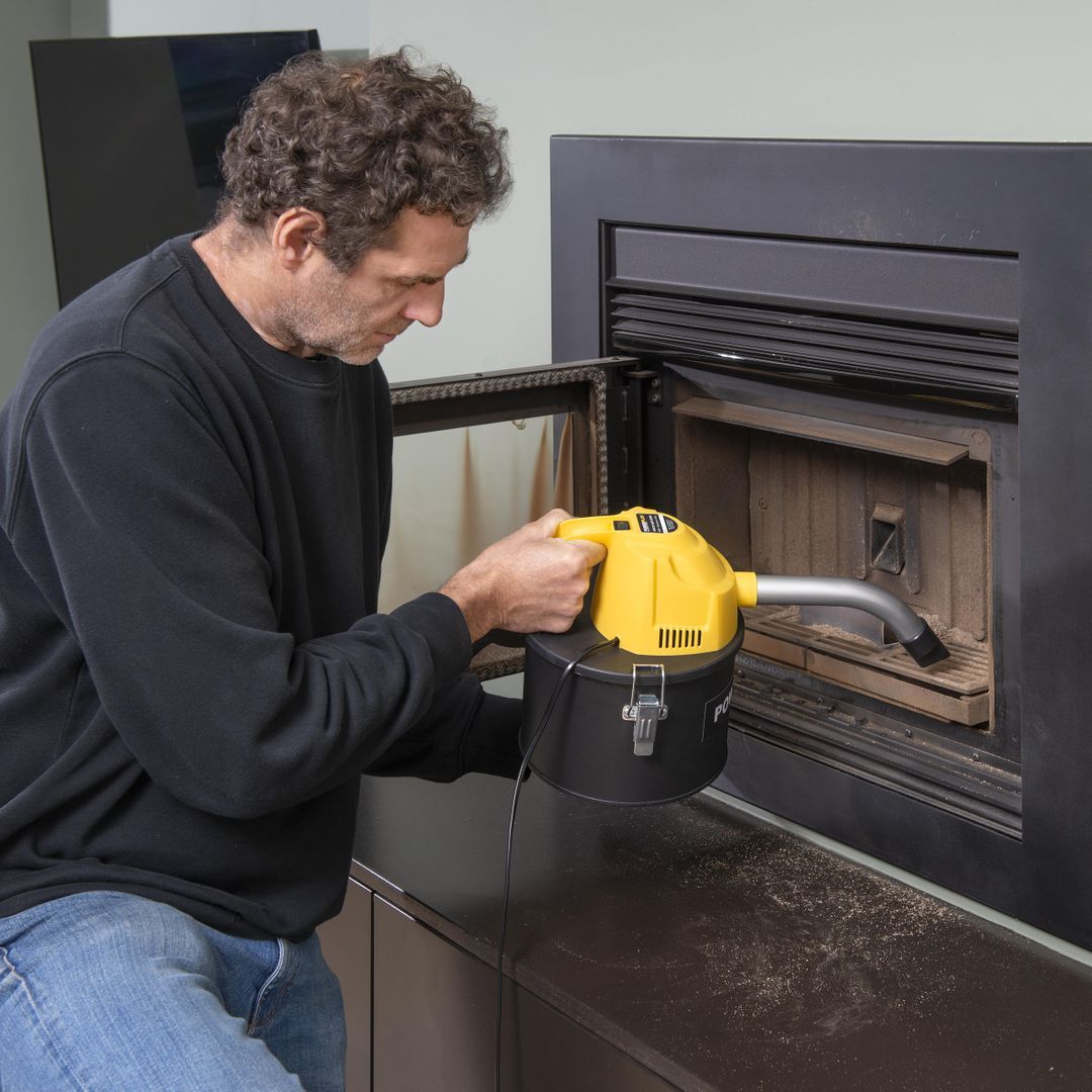 Powerplus Powerplus Aschesauger 4 Liter – 600 Watt – Ideal für Pellet-Öfen