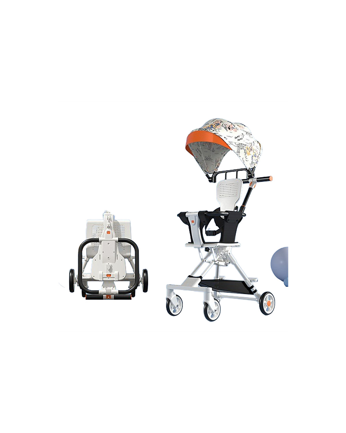 Tragbarer Kinderwagen Multifunktionaler Kinderwagen mit Kinderartefakt