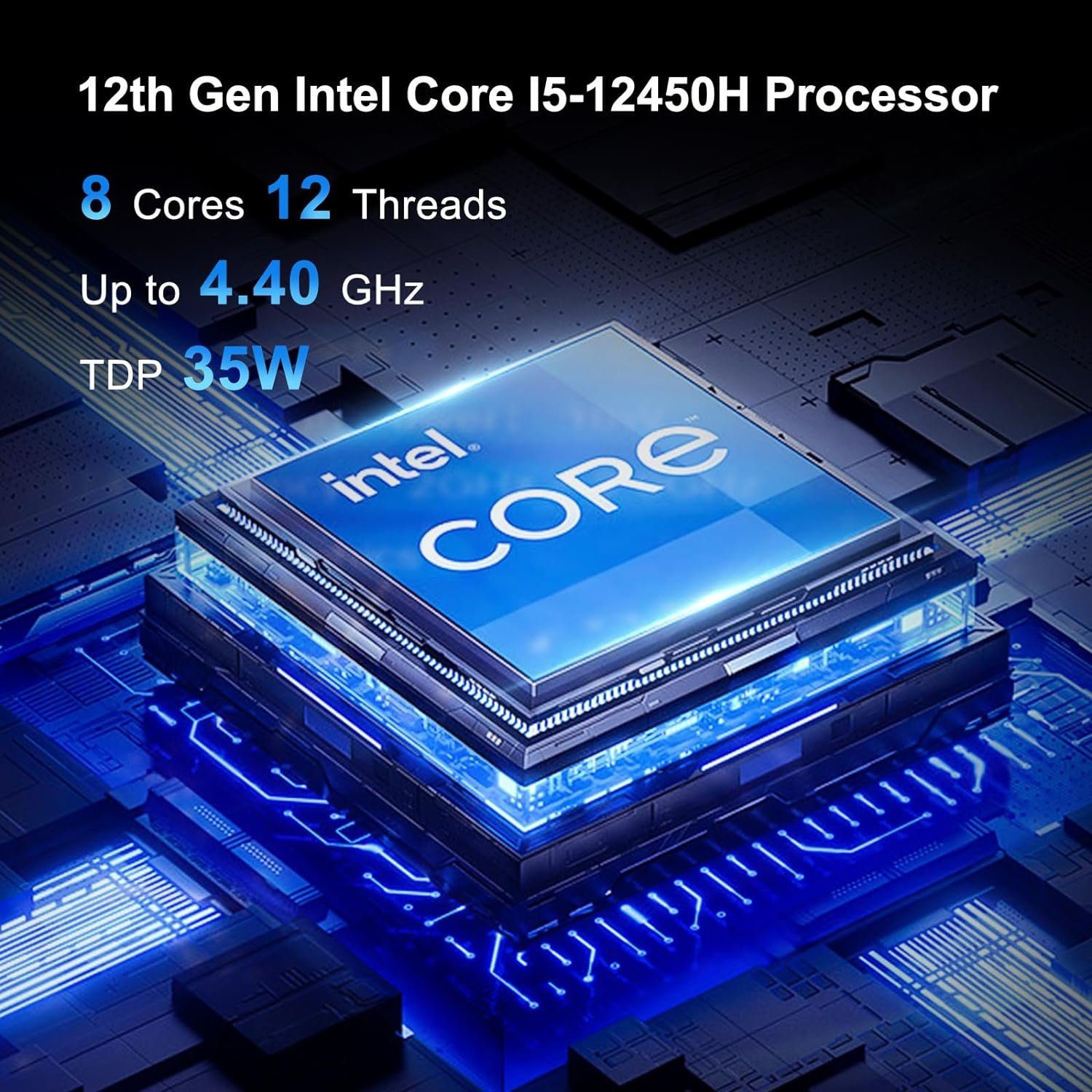 GEEKOM Mini-PC (Intel Core i7 11390H, Intel IRIS xe Graphics, 16 GB RAM, 512 GB SSD, Mini-pc mini it11 intel core i7-11390h für online-bildung)
