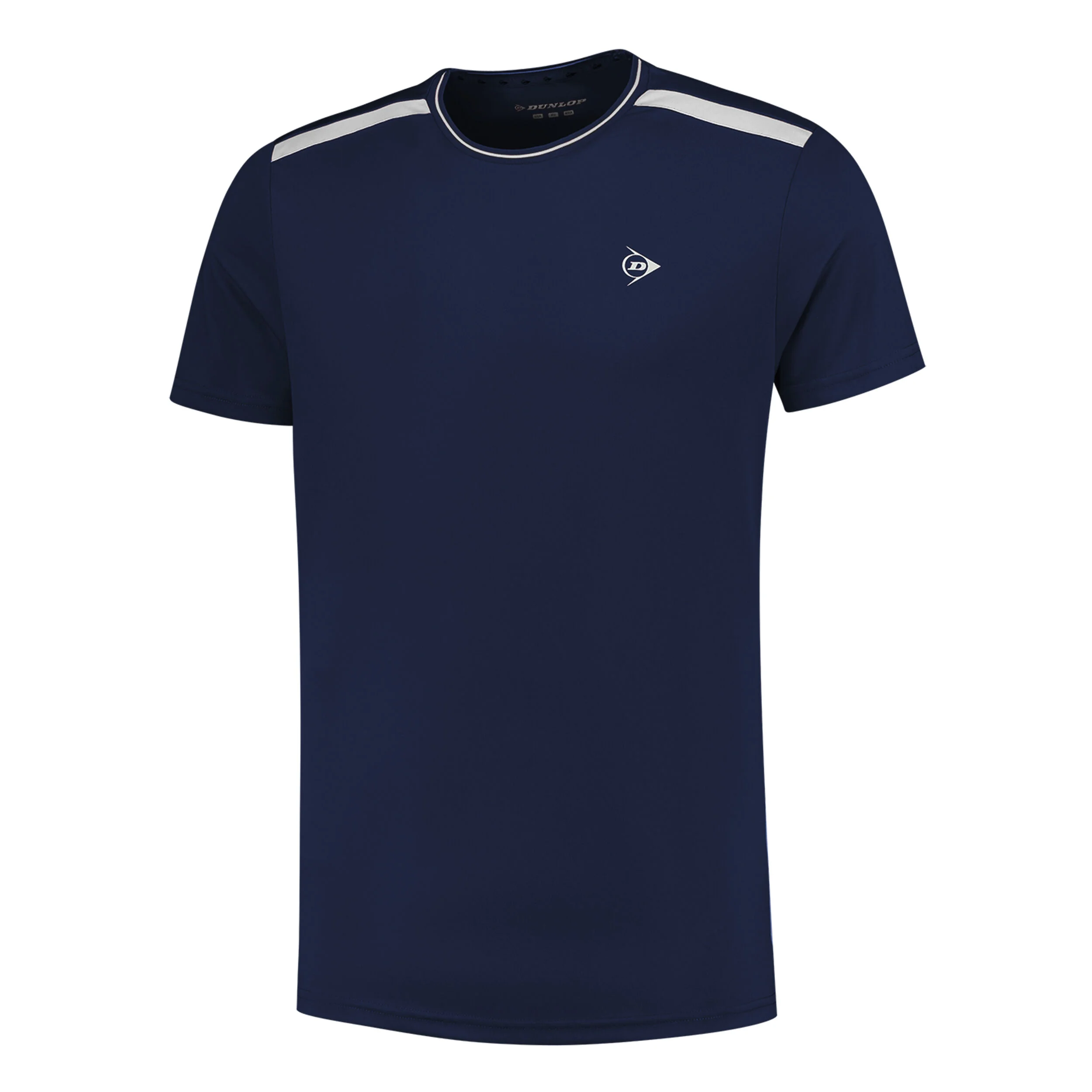 Crew T-Shirt Herren - Dunkelblau, Weiß