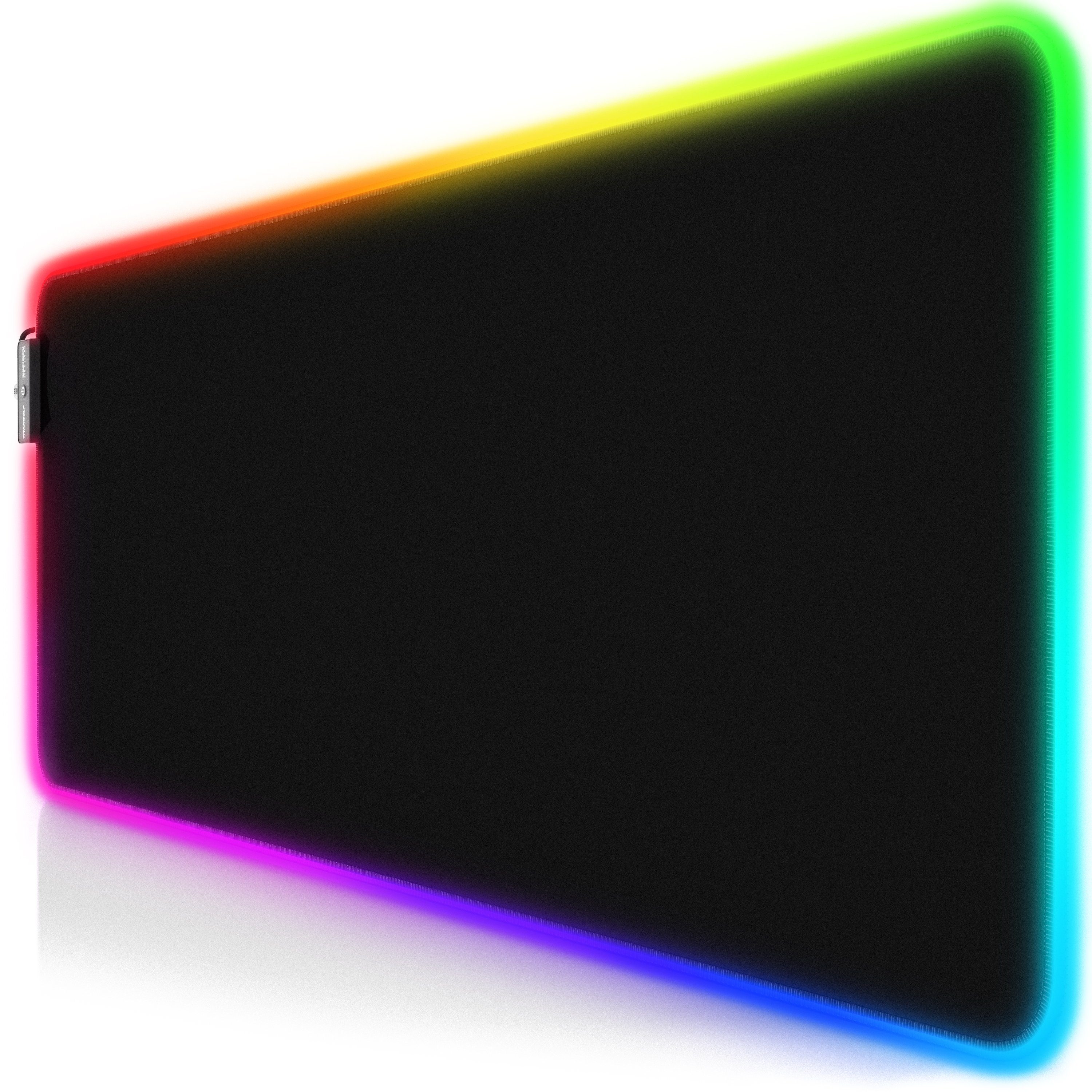Titanwolf Gaming Mauspad, RGB Mousepad XL, 800 x 300 mm, verbessert Präzision & Geschwindigkeit