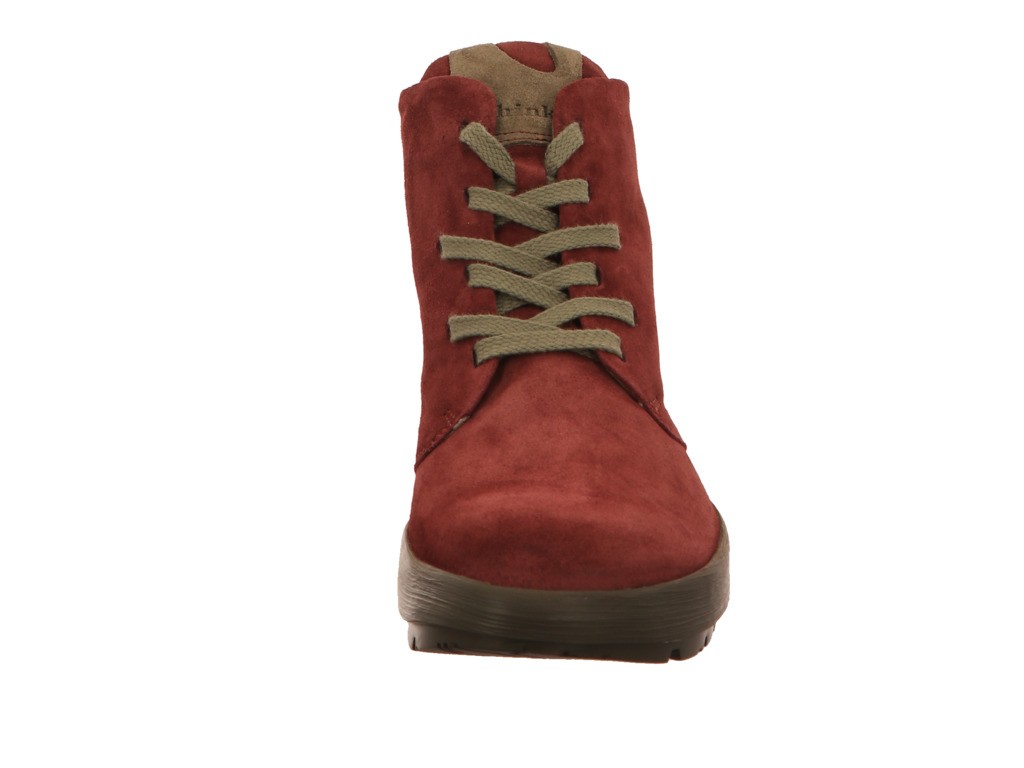 THINK Schnür-Stiefeletten rot 3-000628