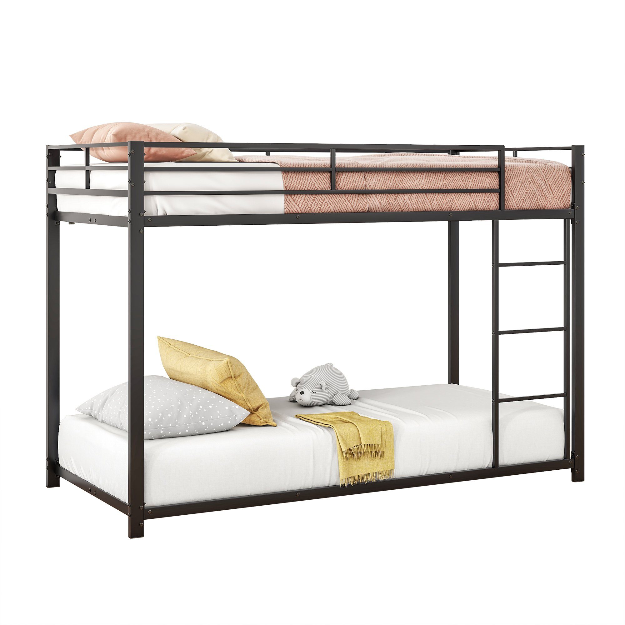 Celya Metallbett 90 x 200cm Kinderbetten, Etagenbetten, Eisenetagenbetten in klassischer Form