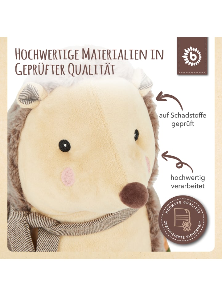 Bieco Spielwaren Plüsch Kuscheltier Igel in Braun günstig kaufen onesize