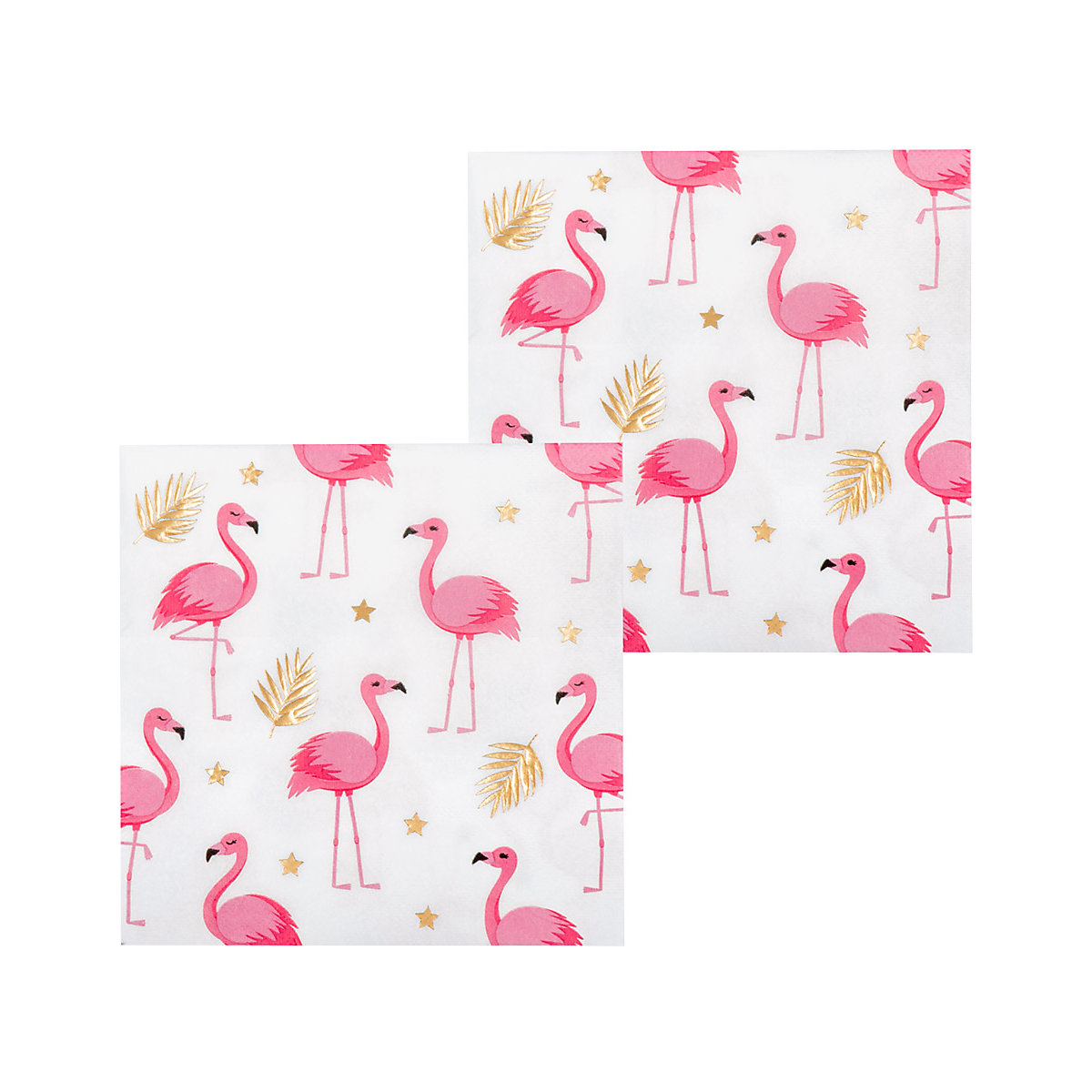 Servietten Flamingo, 33 cm, 12 Stück