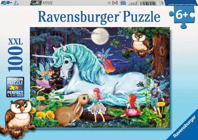 Kinderpuzzle ab 6 Jahren - Im Zauberwald - 100 Teile