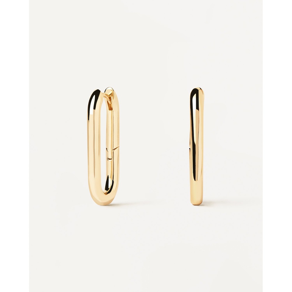 P D Paola Créoles 925 Laiton Boucles d'oreilles