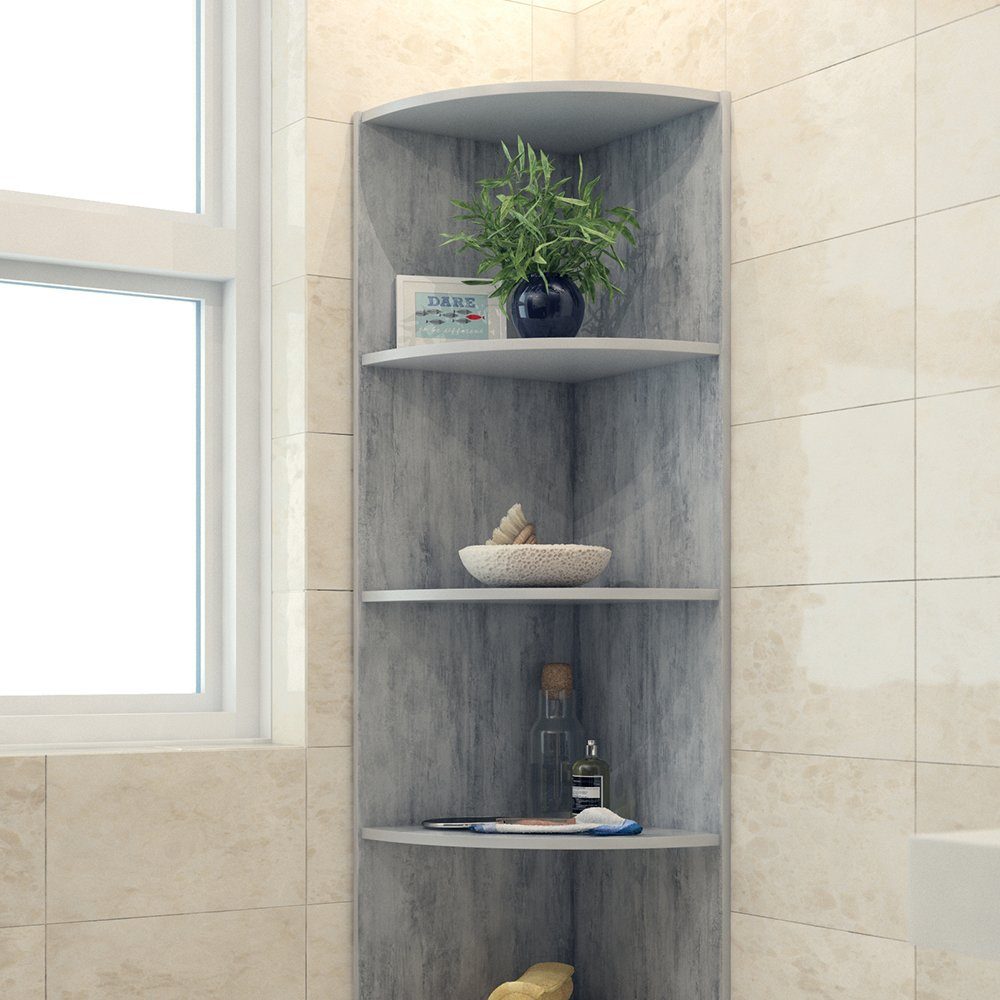 Vicco Eckregal Wandregal Winkelregal 180 x 40 cm ECKI Beton