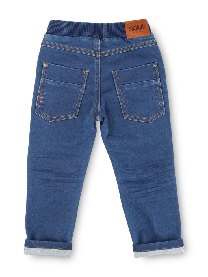 Sigikid Sweat Denim Jeans in Dunkelblau günstig kaufen