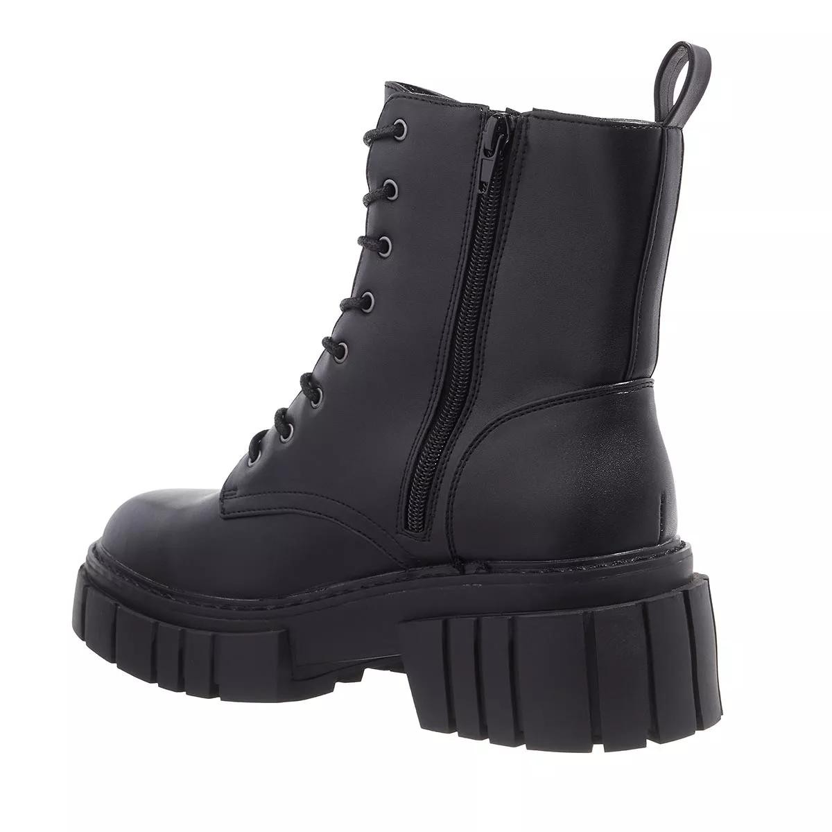 STEVEN MADDEN Stiefeletten schwarz Schnürstiefel