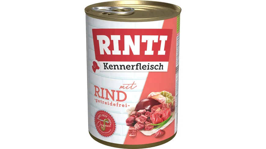 RINTI Hundenassfutter Kennerfleisch Rind 400 g
