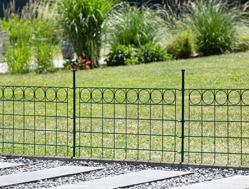 Powertec Garden Zaun-4er Set, ca. 1000 x 600 mm - Grün, 21FS10