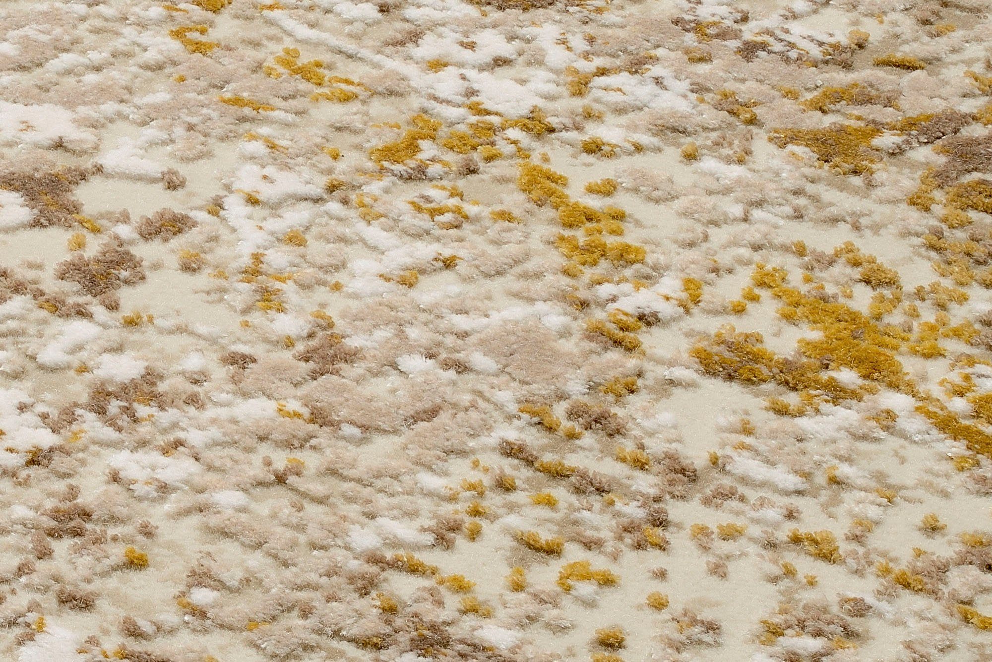 Teppich BESTSELLER CAVA, OCI DIE TEPPICHMARKE, rechteckig, Höhe: 8 mm, Glanz Viskose, mit Fransen, Hoch Tief Struktur, Vintage, Wohnzimmer