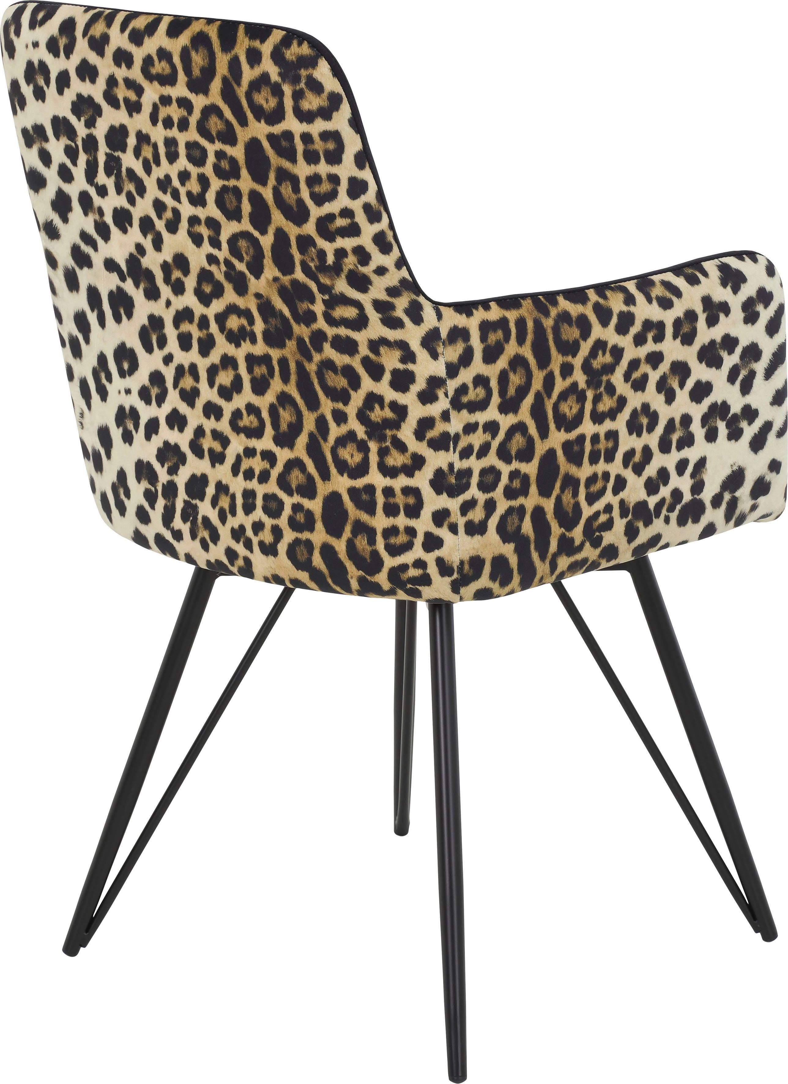 HELA 4-Fußstuhl (Set, 2 St), drehbar, extravagantes Design