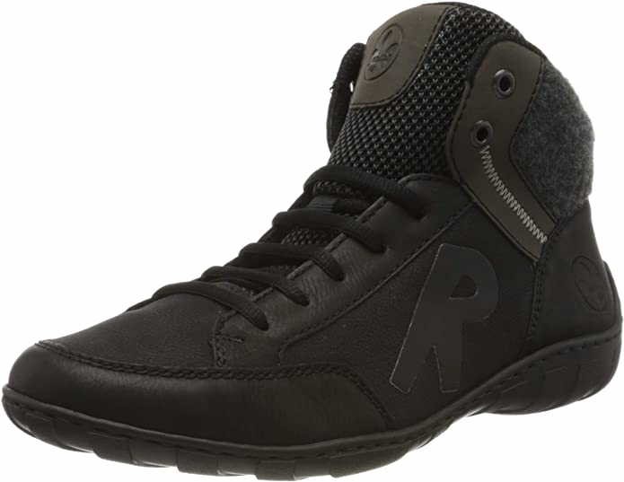 RIEKER Stiefeletten schwarz Eagle/Nablus/Bastia/Filz/Foil
