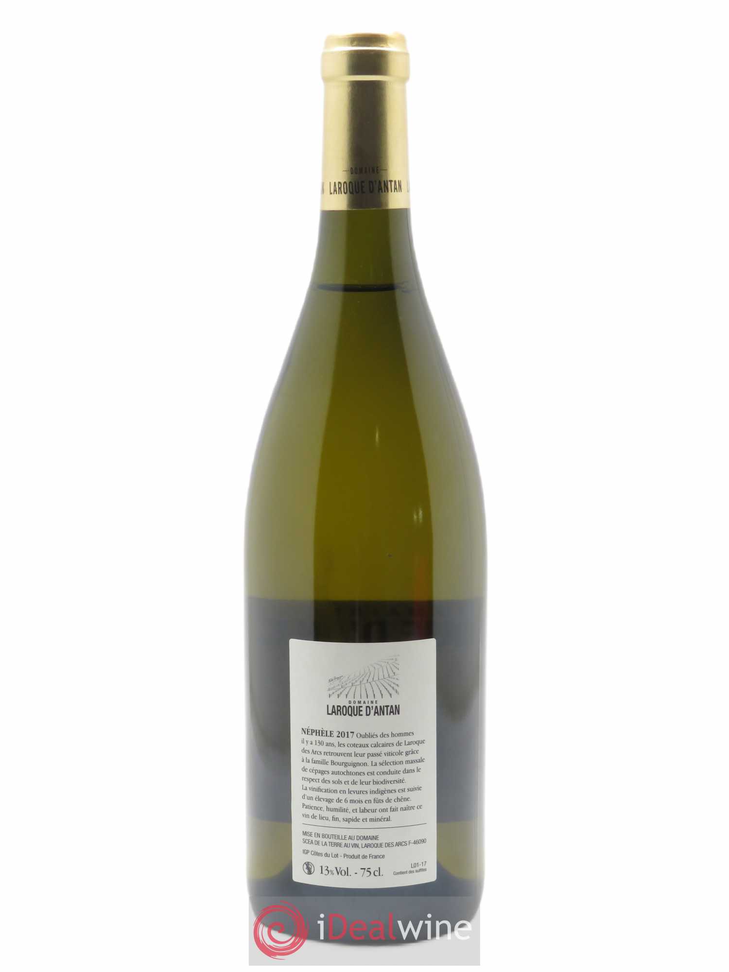 Côte du Lot Néphèle Laroque d'Antan (Domaine)  2017 - Lot de 1 Bouteille