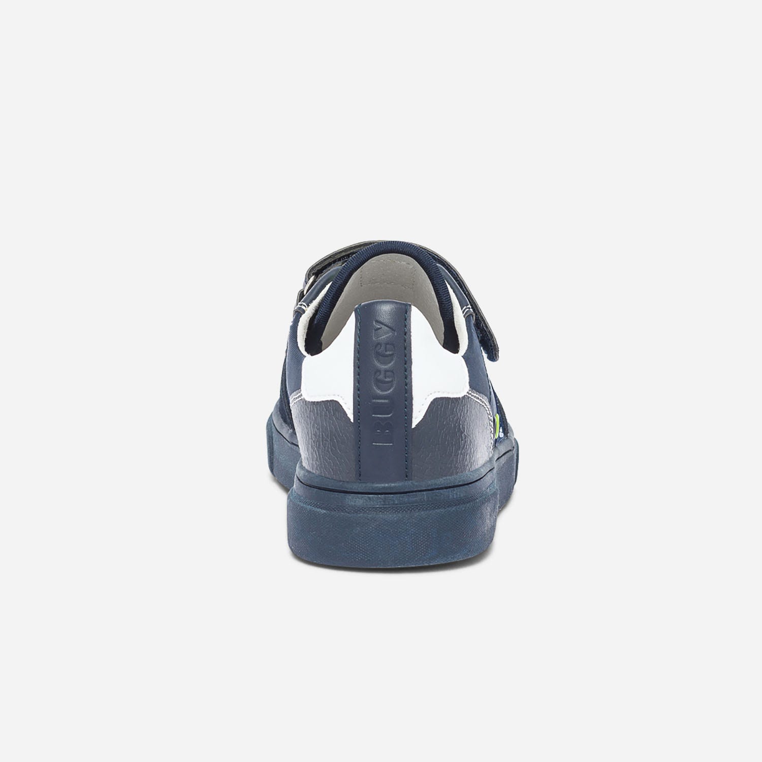 Tennis BUGGY bleu marine et jaune fluo