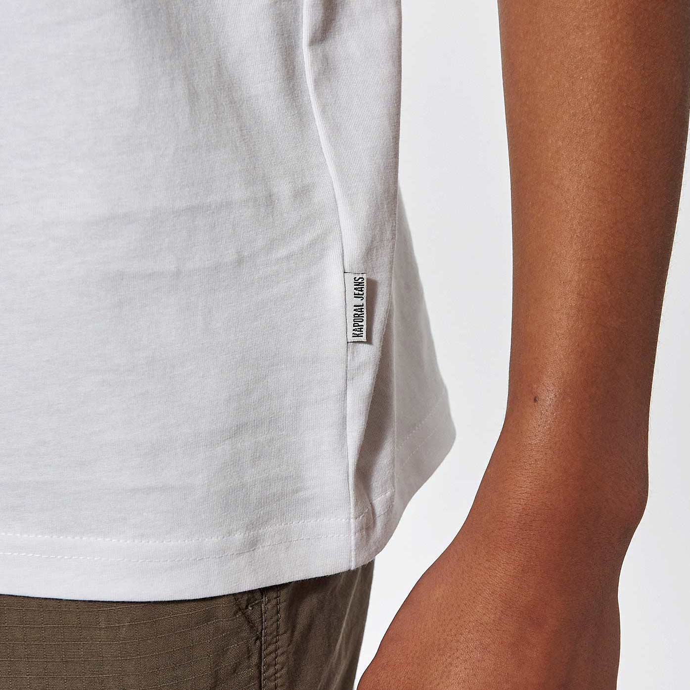 CELAN  T-shirt blanc Homme en 100% coton bio
