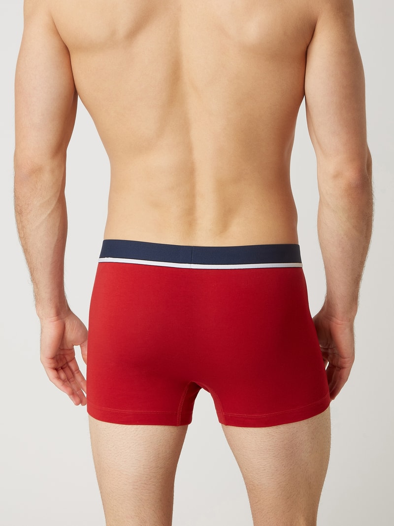 Trunks mit Stretch-Anteil im 3er-Pack in rot
