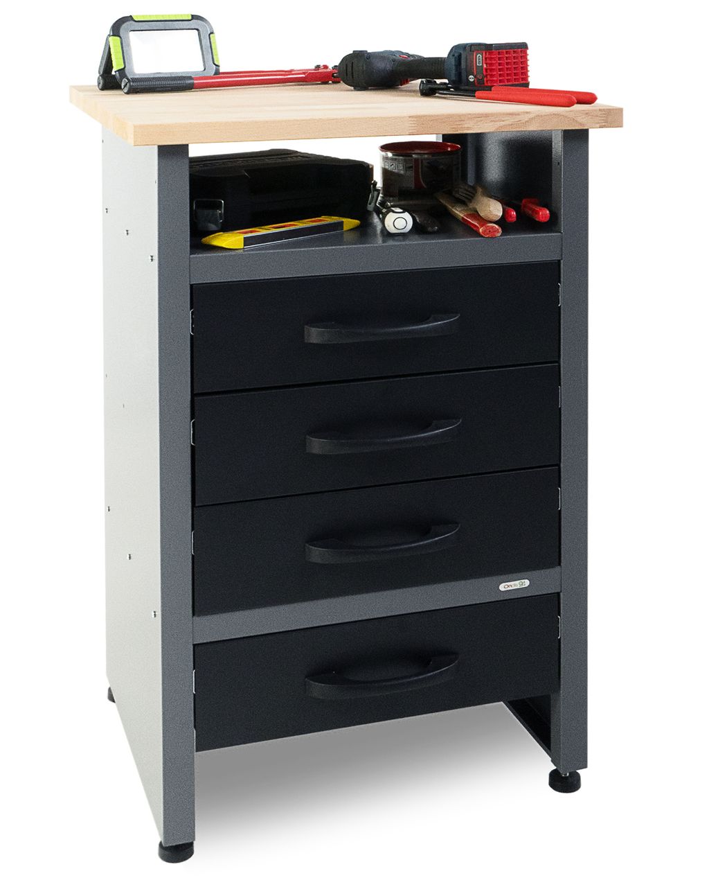 Ondis24 Kraft Werkzeuge Werkbank Werktisch Bernd Plus 95cm schwarz